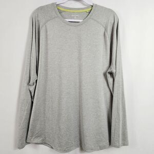 Rhone Atmosphere Long Sleeve Tee In Gray - Size XL
